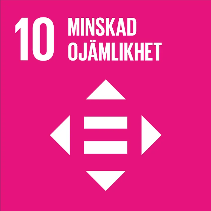 Mål 10 - Minskad ojämlikhet.