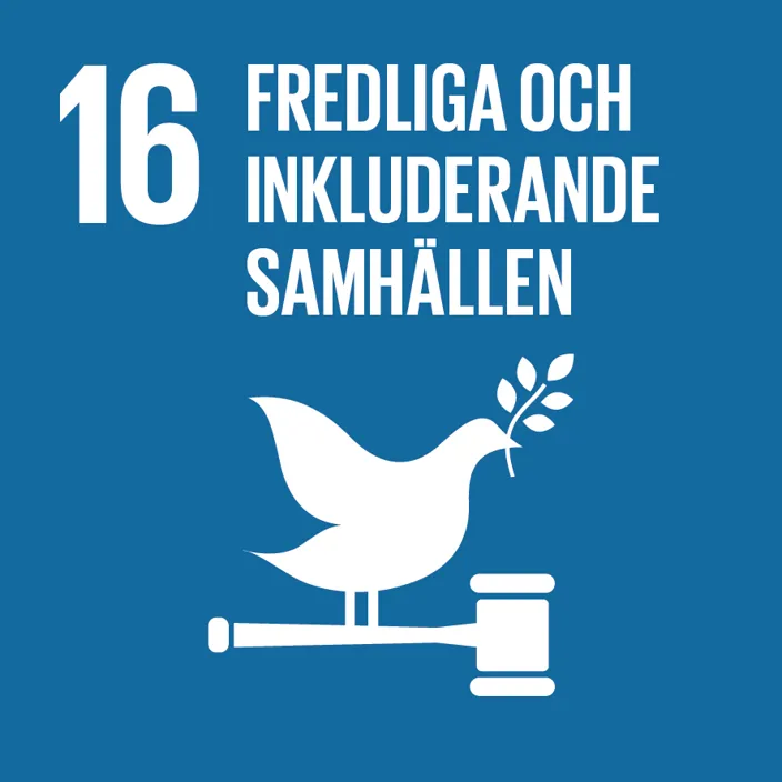 Mål 16 - Fredliga och inkluderande samhällen