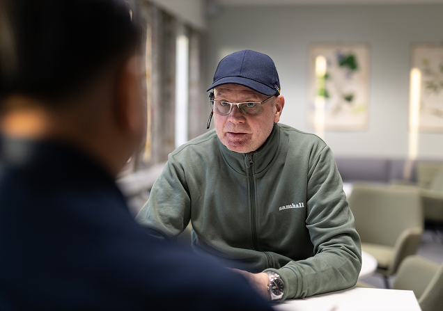 Porträtt på Patrick Åhlin